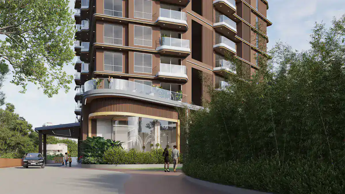 Exterior architecture reference for Purva Hennur 51 tower design and frontage