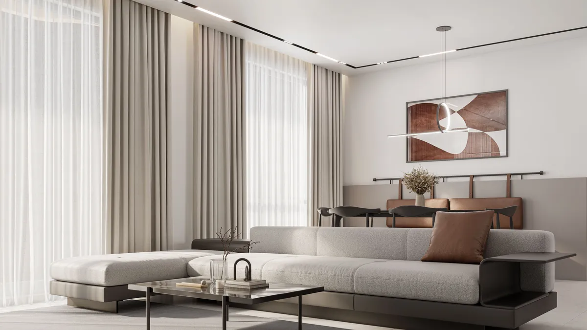 Interior living room reference image for Purva Hennur 51 premium lifestyle styling